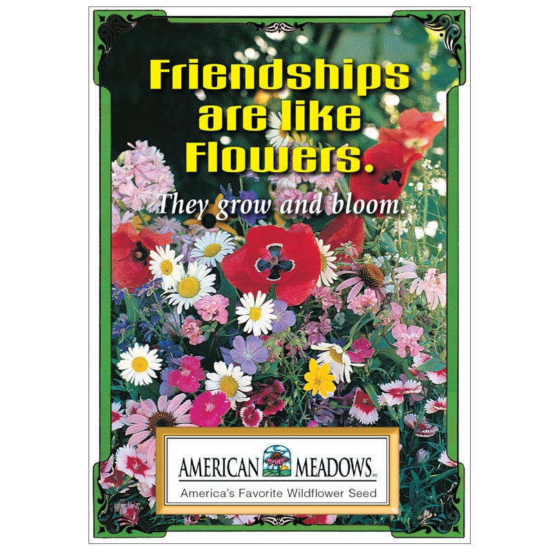 Friendships are like Flowers Seed Packet