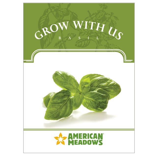 Grow With Us Basil Seed Packet